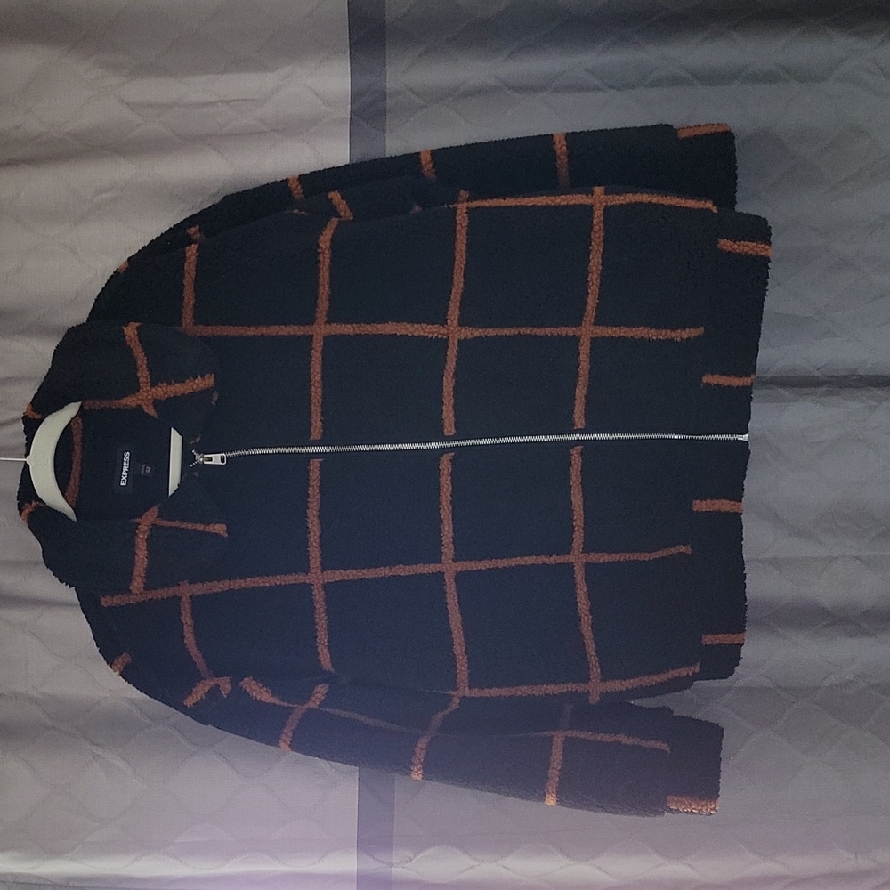 Express Oversized Teddy Coat